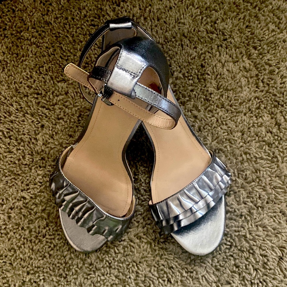 Silver H&M sandals (worn one time)